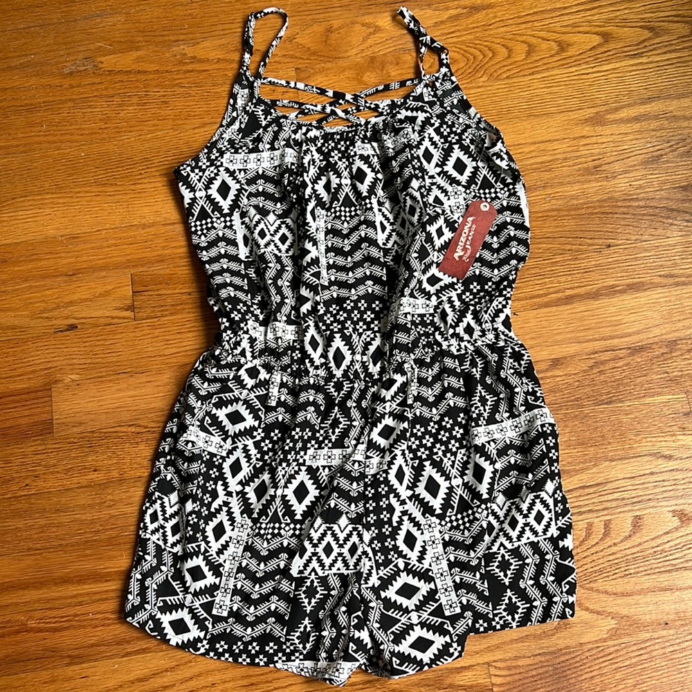 Arizona Jeans Abstract Print Romper
